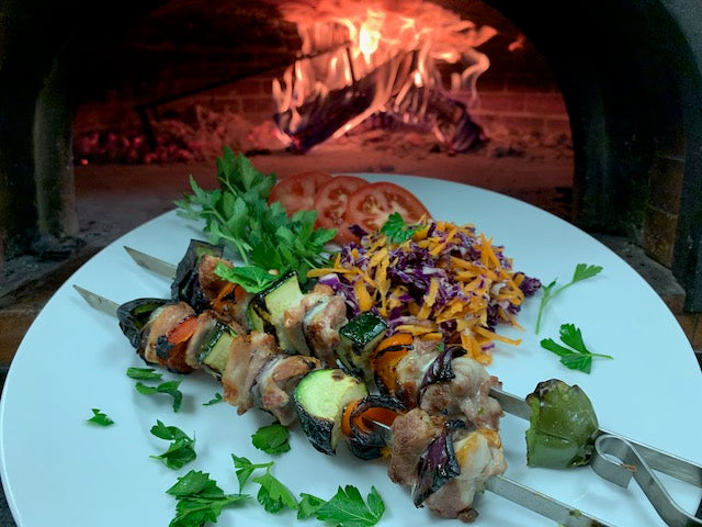 Wood Fired Brick Oven Grilled Chicken Kebab