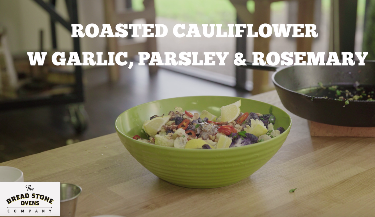 Pan Roasted Cauliflower w Roasted Garlic