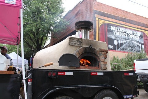 Wood-Fired Oven at the Bastille Day celebration