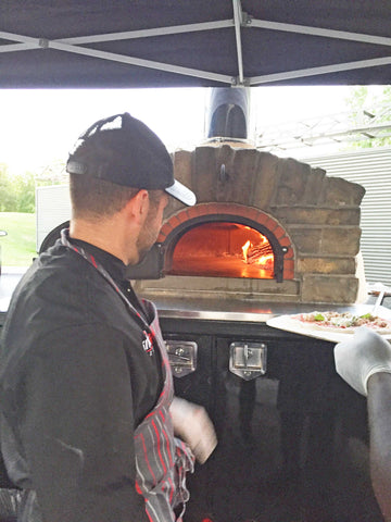 wood fired bricked oven fire it up pizza oven flame Bread Stone Ovens Co. 